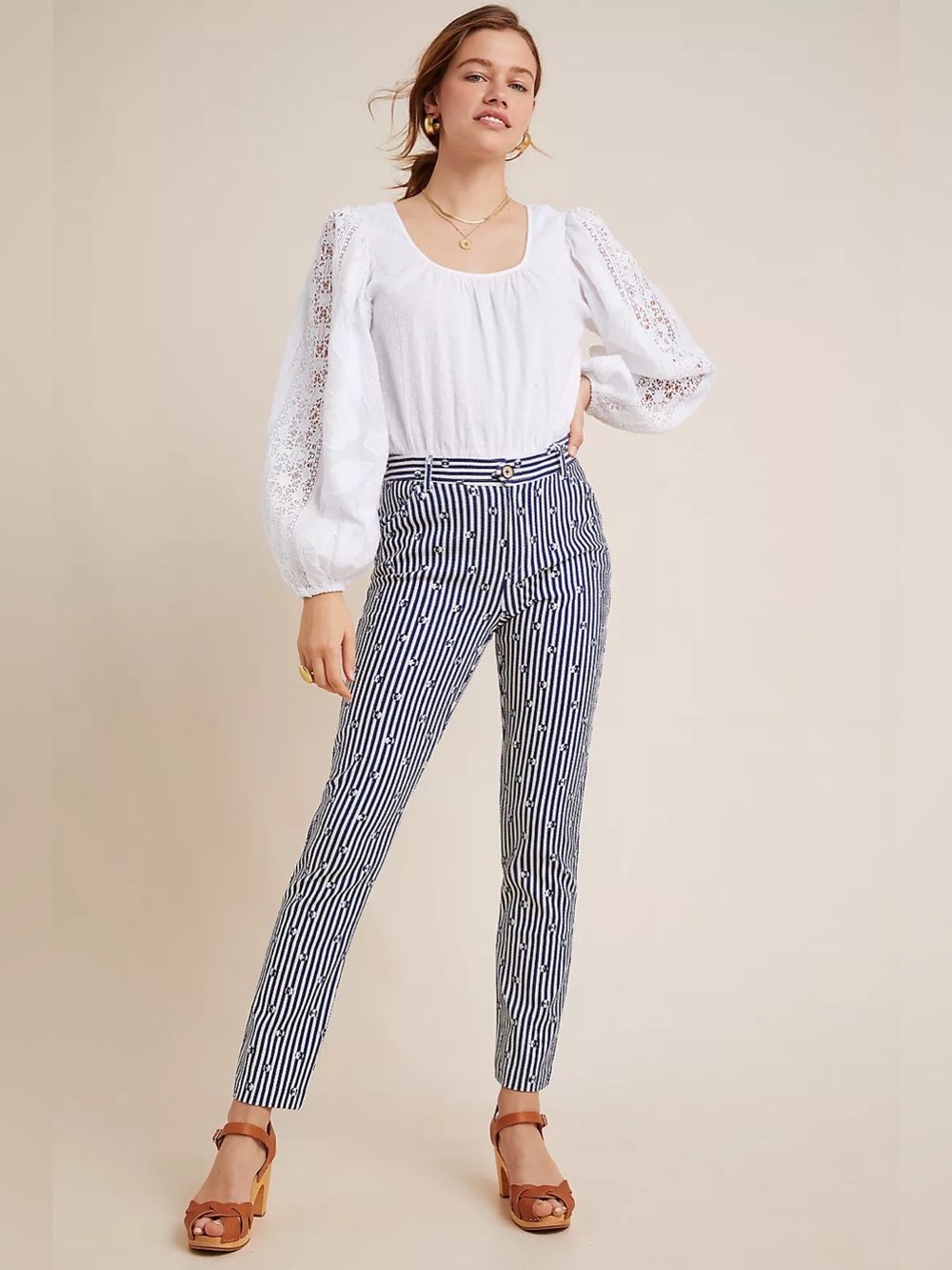 Anthropologie The Essential Slim Trousers